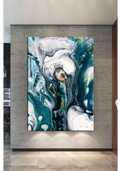 Renklerin Dansı Soyut Sanatsal Kanvas Tablo (8 Farklı Ölçü) fiyatları