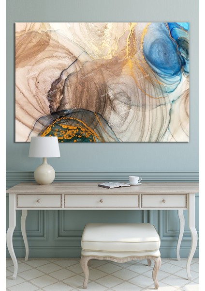 Renklerin Dansı Soyut Sanatsal Muhteşem Kanvas Tablo (8 Farklı Ölçü)