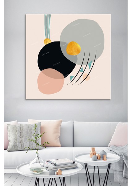 Soyut Sanatsal Dekoratif Kanvas Tablo