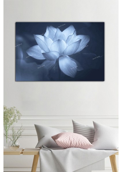 Lotus Çiçeği Yaşam Çiçeği Dekoratif Kanvas Tablo fiyatları
