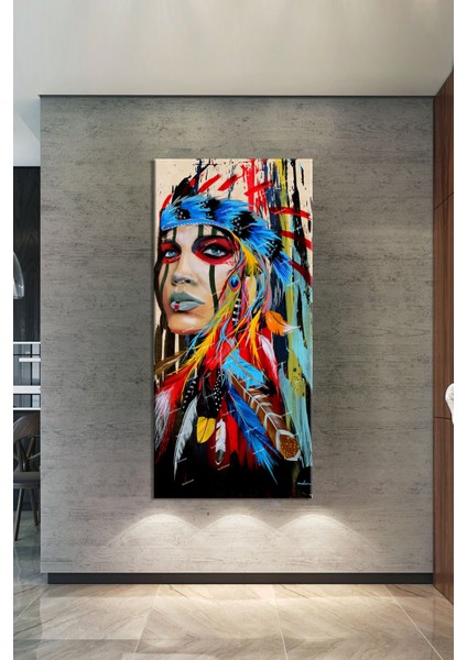 Kızıldereli Kadın Muhteşem Dekoratif Kanvas Tablo fiyatları