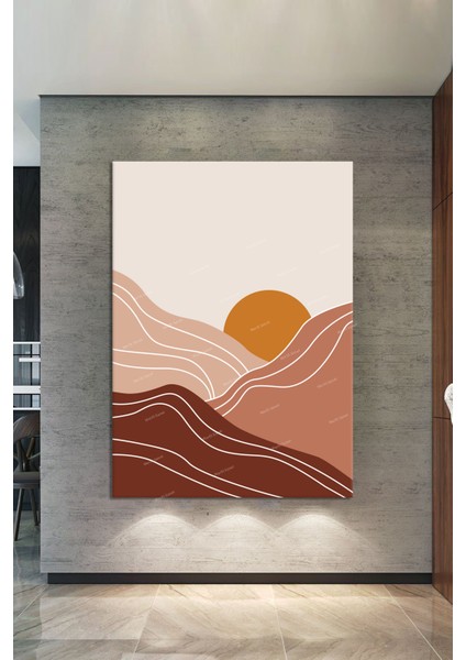 Minimalist Dağlar Boho Sanatsal Kanvas Tablo fiyatları