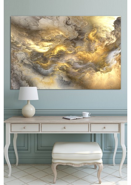 Soyut Sanatsal Kanvas Tablo Renk Ve Işık Dekoratif Tablo