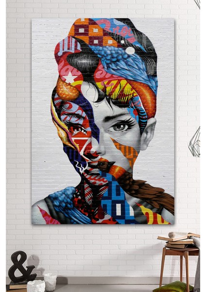 Woman Kadın Modern Sanatsal Dekoratif Kanvas Tablo