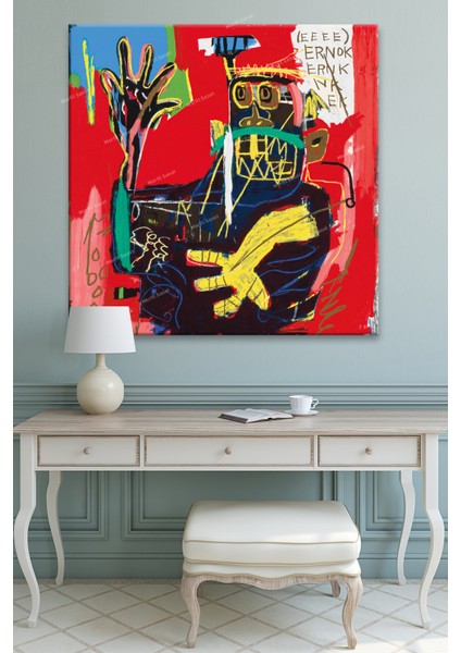 After Jean Michel Basquiat Untitled Kanvas Tablo