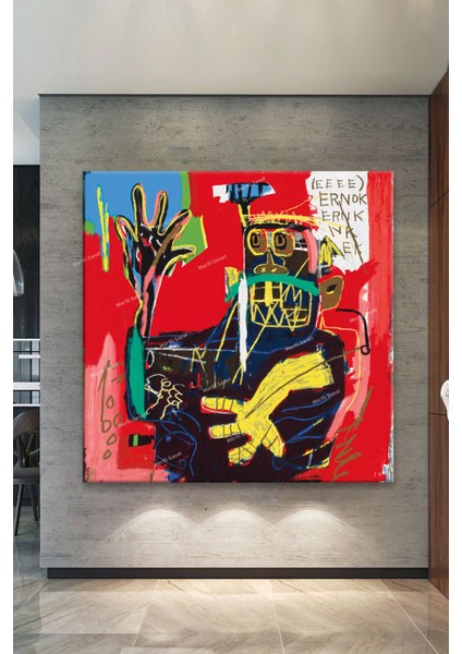 After Jean Michel Basquiat Untitled Kanvas Tablo fiyatları