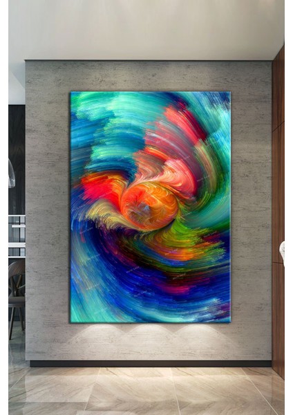 Renkerin Dansı Soyut Sanatsal Kanvas Tablo fiyatları