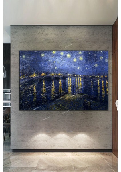 Vincent Van Gogh Stars Reflection Yıldızar Kanvas Tablo