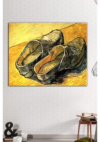 Vincent Van Gogh A Pair Of Leather Clogs Kanvas Tablo fiyatları