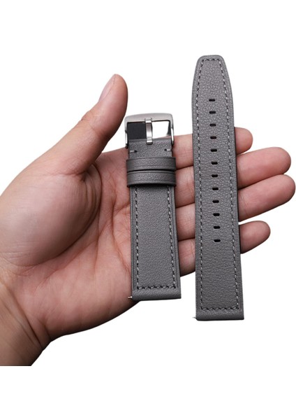 Huawei Watch Gt2 / Gt3 Pro Hakiki Deri Kayış 22 mm Evrensel (Yurt Dışından)