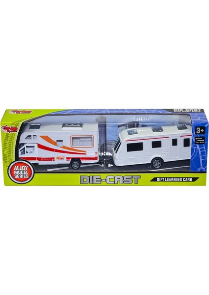 XFD889-391 Kutulu Çek Bırak Die-Cast 2'li Karavan - Vardem Oyuncak