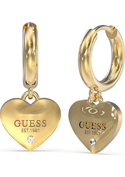 Kalpli Kadın Küpe Altın Renkli Taşlı Tasarım ile Şıklığınızı Tamamlayın