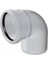 100 x 87 Fırat Pvc Kapalı Dirsek 5'li Paket 1