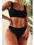 Özel Fitilli Kumaş Yüksek Bel Tankini Bikini Takım 1