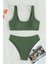 Özel Fitilli Kumaş Tankini Bikini Üstü 3