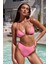 Bağlamalı Şık Yüksek Bel Bikini Takım 3