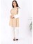 Kolları Lastik Detaylı Aurobin Kumaş Tunik Camel 1