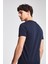 Twn Slim Fit Lacivert Düz Örgü T-Shirt 0EC148551755M 3