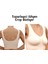 Kadın Toparlayıcı Crop Korse Kalın Askılı Seamless Dikişsiz Örme Büstiyer 3