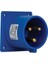 406213V 3X32A IP44 Makine Fişi -Düz-Vidalı Bağlantı 220 V 1