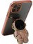Apple iphone 11 Pro Max Uyumlu Kılıf Astronot Gizli Standlı Silikon Lazer Arkası Şeffaf Tpu 3