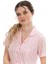 Bambu Kısa Kol Önden Düğmeli Kadın Pijama Takım 73101 3
