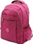 Krinkıl Suya Dayanıklı Kumaş Unisex Bordo Sırt Çantası 2300 2