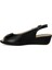 164353.Z3FX Siyah Kadın Comfort Sandalet 3