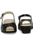 164353.Z3FX Siyah Kadın Comfort Sandalet 5