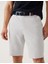 Regular Fit Çizgili Chino Şort 2
