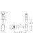 Lavabo Sifon Gider Seti (T Tipi) Krom A45154 2