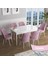 Concept Han Serisi 70X114 Açılabilir Mdf Beyaz Ahşap Desen Mutfak Masası Takımı 6 Sandalye 2