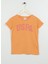 Baskılı Turuncu Kız Çocuk T-Shirt KEAN-IY23 1