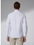 Klasik Yaka Armürlü Beyaz Erkek Gömlek GM2024700398 5