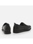01AYH262850A100 Hakiki Deri Siyah Kadın Loafer 3