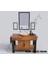 Arwen Ayna Çerçeveli Masif Ahşap Lavabo Dolabı HILTON(110CM) 3