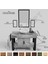 Arwen Ayna Çerçeveli Masif Ahşap Lavabo Dolabı HILTON(110CM) 4