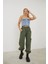Kargo Cep Paraşüt Pantolon-Haki 3