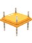 Elektrikli Sıcak Kalın Sıcak Chick Brooder Isıtma Plakası Brooder Isıtıcı Sarı 25X25CM (Yurt Dışından) 1