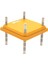 Elektrikli Sıcak Kalın Sıcak Chick Brooder Isıtma Plakası Brooder Isıtıcı Sarı 25X25CM (Yurt Dışından) 5