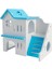 Hamster House Keşfetmek Oyuncaklar Montaj Tırmanma Merdiveni Kafe Kulübesi Hideaway Blue (Yurt Dışından) 1