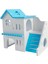 Hamster House Keşfetmek Oyuncaklar Montaj Tırmanma Merdiveni Kafe Kulübesi Hideaway Blue (Yurt Dışından) 2