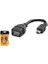 Mini USB Otg 5 Pin Otg 15 cm Oto Teyp Için USB Çevirici 3