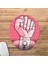 Feminizm - Kadın Hakları Bilek Destekli Mousepad Model - 3 Oval 1