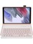 Samsung Galaxy Tab A7 Lite 8.7 T220/T225 Için Klavye+Kılıf Pembe (Yurt Dışından) 4
