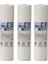 Purefer Açık Kasa Su Arıtma Cihazlarına Uygun 10 Inç 5 Micron Sediment Filtre 3 Adet 1