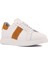 Sail Lakers - Beyaz Deri, Turuncu Süet Erkek Sneaker 2