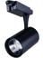 Ledli Siyah Kasa Beyaz Işık 30 Watt 360 Derece Dönebilen Ray Spot 1