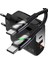 C7 (Type-C)+Micro Usb Girişli Şarj Adaptörü-36W + C5 Type-C To Type-C 5A/100W Şarj Kablosu -2mt 1