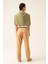 Unisex Vizon Keten Pamuk Karışımlı Casual Pantolon 4